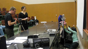 Patrick Bennett and Gloria Liu